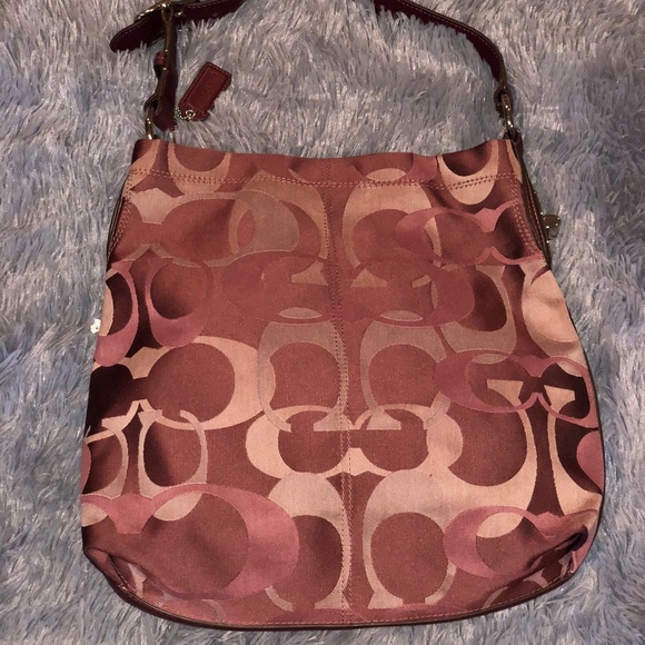 Maroon Coach Bag - Picture 1 of 2